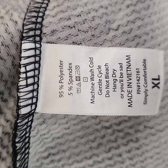 LuLaRoe Black Full Print Short Sleeve Fit And Flare Dress - Picture 8 of 9